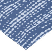 Modder doek Stitch Stripes in Indigo Blue Tafelkleed (Gekanteld)