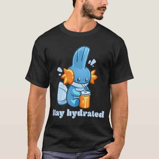 Modder Kip Drink Blijf Gehydrateerd! T-shirt (Voorkant)