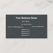 Modder, leisteen, vlam, wit Abstract Visitekaartje (Achterkant)