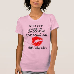 Modder Make-Up Dirt Bike Motocross T-Shirt