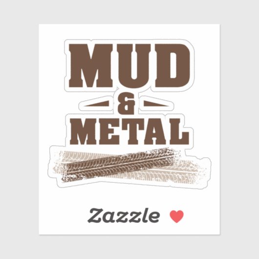 Modder & Metaal  Sticker (Vel)