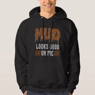 Modder staat goed op mijn Quad 4x4 Wiel Auto Di Hoodie