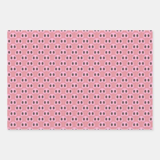 Modderbad Piggy coördinaten Wrapping Paper Sheets (Voorkant)
