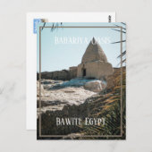 Modderbaksteengebouw, Bahariya Oasis, Egypte Briefkaart (Voorkant / Achterkant)