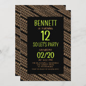 Modderband verjaardag kaart (Voorkant / Achterkant)