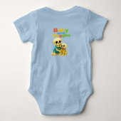Modderchaos met Baby en Waggles Romper (Achterkant)