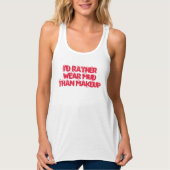modderdraai (modder/make-up) tanktop (Voorkant)