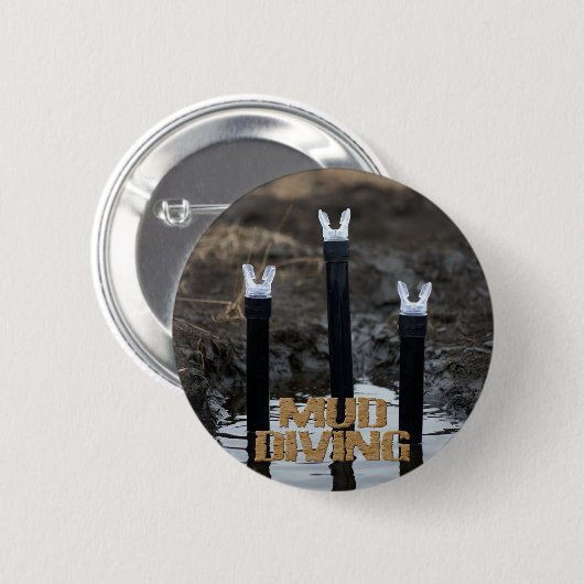 Modderduiken met titelbalk knop ronde button 5,7 cm (Voorkant /achterkant)