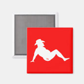 Modderflap Man magneet (Voorkant / Achterkant)