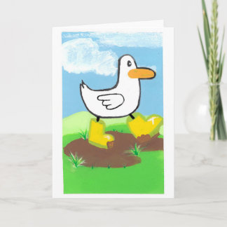 Modderige dagen zijn leuk voor het bespringen van kaart