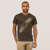 Modderige Dirt Bike T-shirt (Voorkant volledig)
