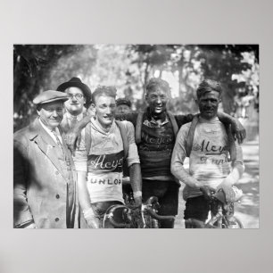 Modderige Gezichten Tour de France 1928 Na Etappe  Poster