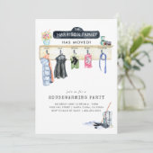 Modderkamer Scene | Uitnodiging voor een Housewarm (Staand voorkant)