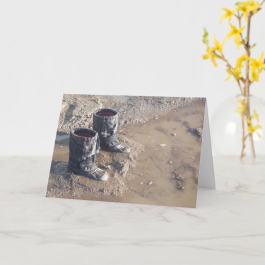 modderpoellaarzen kaart (Gele Bloem)