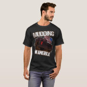Modders in Amerika Modder Bogging en Modder Racing T-shirt (Voorkant volledig)