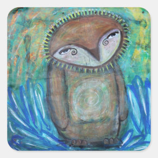 Modderschipper, wees moedig, vierkante Sticker