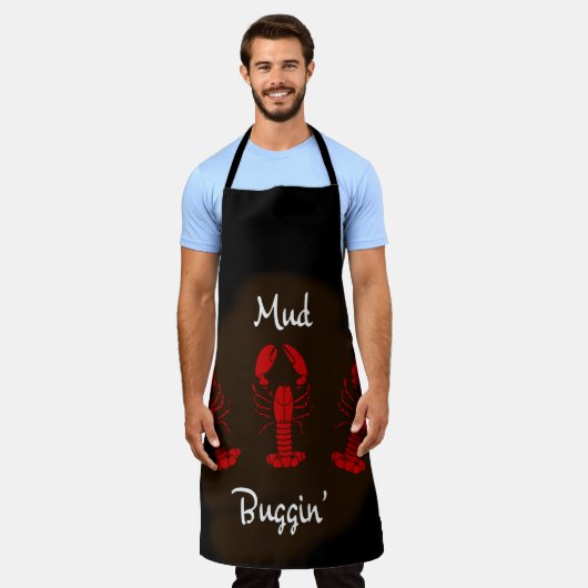 modderstroom schort (Gedragen)