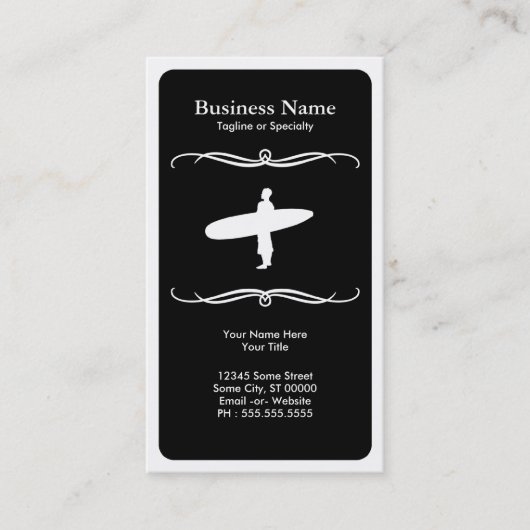 moddersurfen visitekaartje (Voorkant)