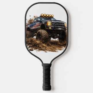Moddertruckkracht – Off-Road Beest-ontwerp Pickleball Paddle