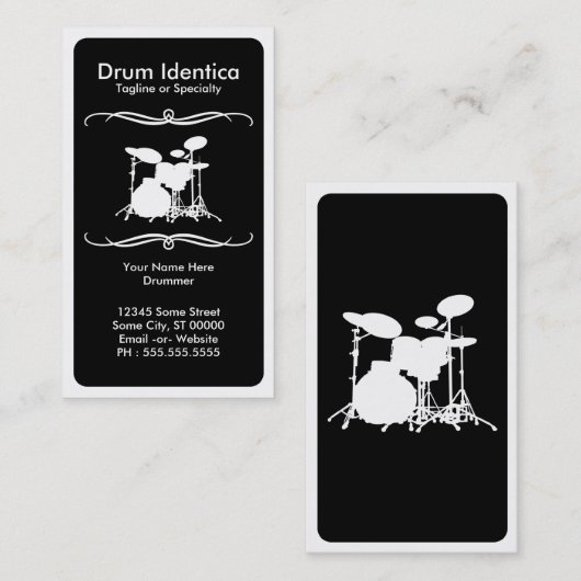 moddervaten visitekaartje (Voorkant / Achterkant)