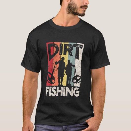 Moddervissen - Strand Schatdetectie Metaaldetector T-shirt (Voorkant)