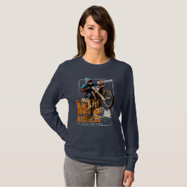 Modderwaanzin | Lange mouwen voor dames T-shirt