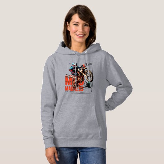 Modderwaanzin | Vrouwen Hoodie (Voorkant volledig)