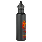 Modderzweet en tandwielen crossers motorcross waterfles  (Links)