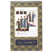  Mode 1920 | Faux Gold Art Deco Kalender (Hoes)