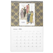  Mode 1920 | Faux Gold Art Deco Kalender (Jan 2026)