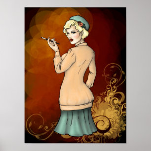 mode 1920 - Georgette the FLapper Girl Poster