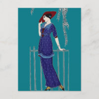 Mode 1920 van Parijs elegante dame