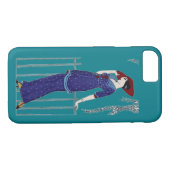 Mode 1920 van Parijs elegante dame Case-Mate iPhone Case (Achterkant (Horizontaal))