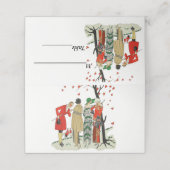 mode 1920 voor de Fox Hunt Plaatskaartje (Buitenkant ongevouwen)