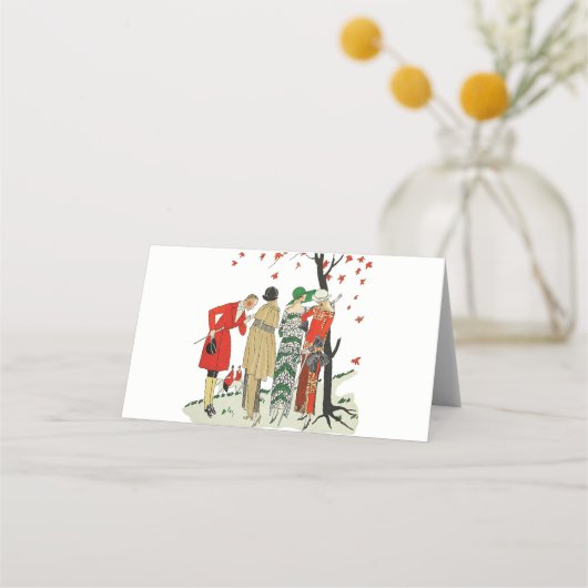 mode 1920 voor de Fox Hunt Plaatskaartje (Voorkant)