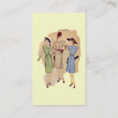 Mode 1940 Visitekaartje (Achterkant)