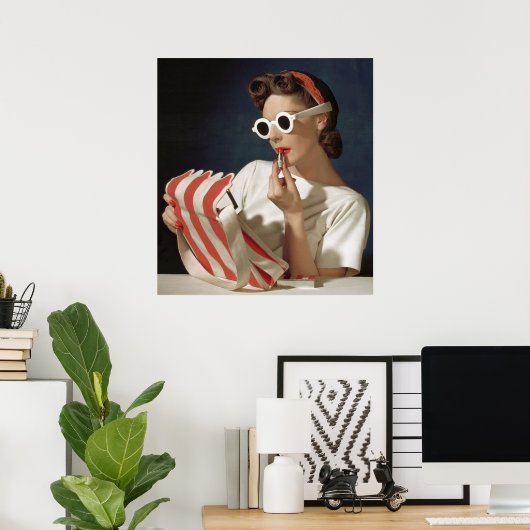 mode 1950 foto poster (Thuiskantoor)