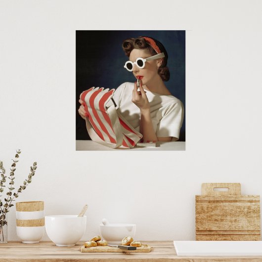 mode 1950 foto poster (Keuken)