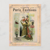 Mode 2 van Parijs: Briefkaart / Uitnodiging / RSVP (Voorkant)