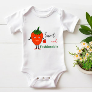 Mode aardbei romper
