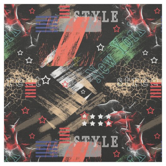 Mode Abstracte grunge Stof (Swatch)