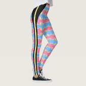 Mode Abstracte wervelende golven Leggings (Rechts)
