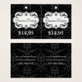 Mode Accessoire Hang Labels Visitekaartje (Voorkant /achterkant)