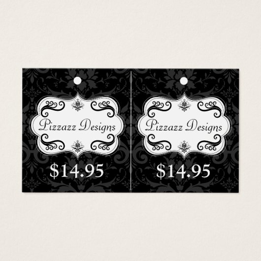 Mode Accessoire Hang Labels Visitekaartje (Voorkant)