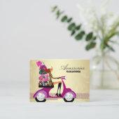 Mode Accessoires Paars Joodroze goud Visitekaartje (Staand voorkant)