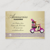 Mode Accessoires Purpose Jewelry Paars Gold 2 Visitekaartje (Achterkant)