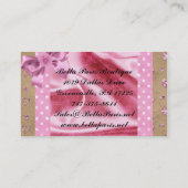 Mode Accessoires Roze Visitekaartjes (Achterkant)