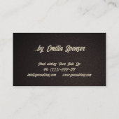 Mode Accessoires & Sieraden Visitekaartje (Achterkant)