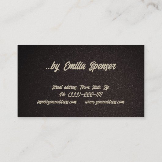 Mode Accessoires & Sieraden Visitekaartje (Achterkant)