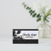 Mode Accessoires & Sieraden Zwart & Wit Visitekaartje (Staand voorkant)